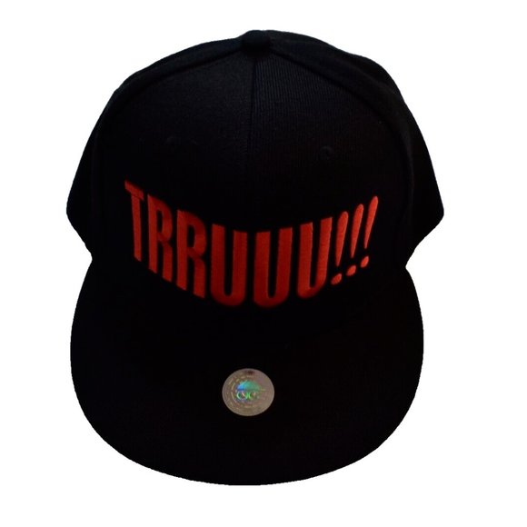 2 Chainz Mens TRRUUU!!! Black Snapback Baseball Cap Hat New - Picture 1 of 5